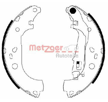 Sada brzdových čelistí METZGER MG 210