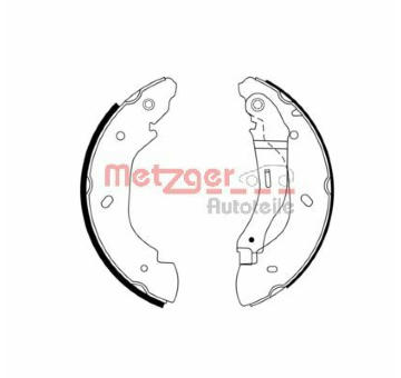 Sada brzdových čelistí METZGER MG 966