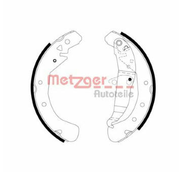 Sada brzdových čelistí METZGER MG 967