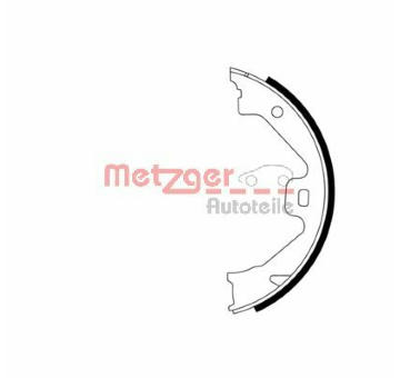 Sada brzdových čelistí, parkovací brzda METZGER MG 969