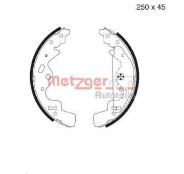 Sada brzdových čelistí METZGER MG 986