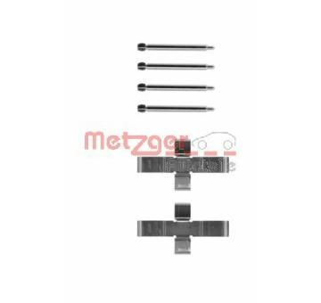 Sada příslušenství, obložení kotoučové brzdy METZGER 109-1004
