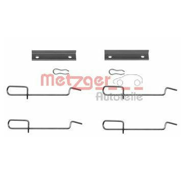 Sada příslušenství, obložení kotoučové brzdy METZGER 109-1125