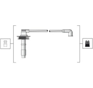 Sada zapaľovacích káblov MAGNETI MARELLI 941318111279