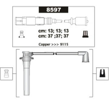Sada kabelů pro zapalování MAGNETI MARELLI 941318111303