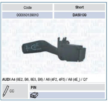 Spínač řízení MAGNETI MARELLI 000050139010