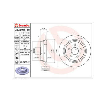 Brzdový kotouč MAGNETI MARELLI 360406007400
