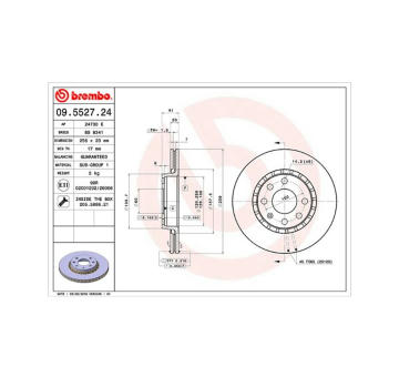Brzdový kotouč MAGNETI MARELLI 360406008100