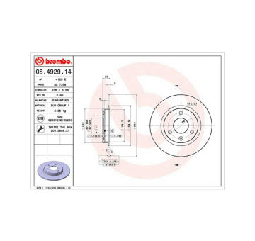 Brzdový kotouč MAGNETI MARELLI 360406017700