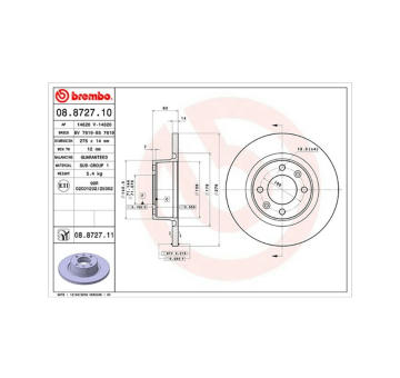 Brzdový kotouč MAGNETI MARELLI 360406018800
