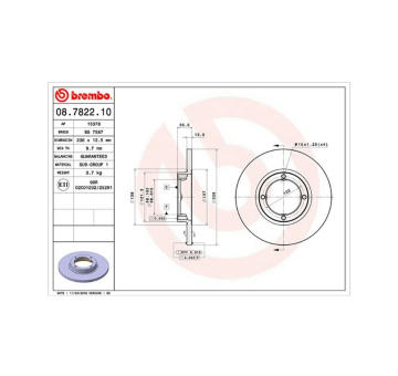 Brzdový kotouč MAGNETI MARELLI 360406020200