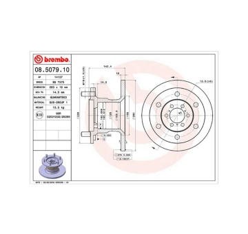 Brzdový kotouč MAGNETI MARELLI 360406021500