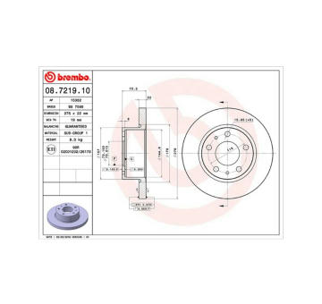 Brzdový kotouč MAGNETI MARELLI 360406023200