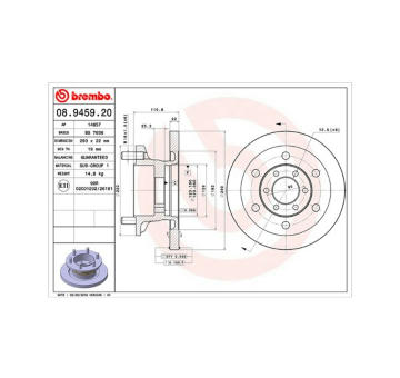 Brzdový kotouč MAGNETI MARELLI 360406024000