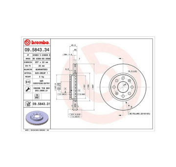 Brzdový kotouč MAGNETI MARELLI 360406024300