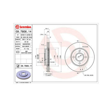 Brzdový kotouč MAGNETI MARELLI 360406026000