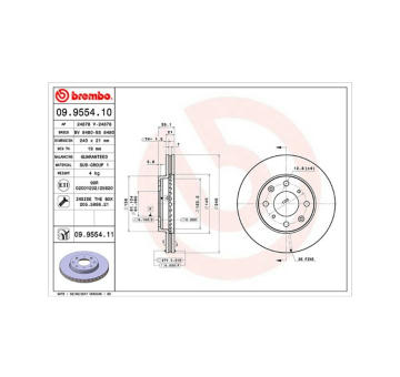 Brzdový kotouč MAGNETI MARELLI 360406028200