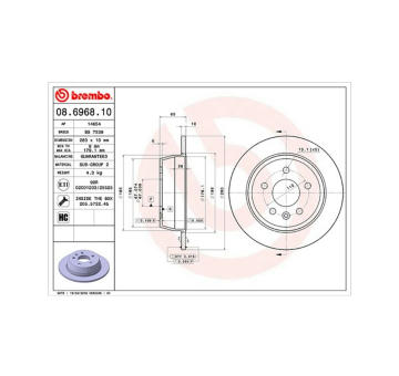Brzdový kotouč MAGNETI MARELLI 360406032300