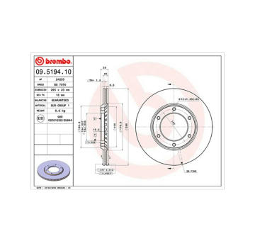 Brzdový kotouč MAGNETI MARELLI 360406034600