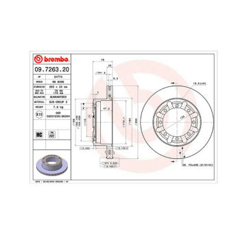Brzdový kotouč MAGNETI MARELLI 360406044700