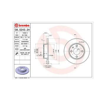 Brzdový kotouč MAGNETI MARELLI 360406045200