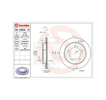 Brzdový kotouč MAGNETI MARELLI 360406046100