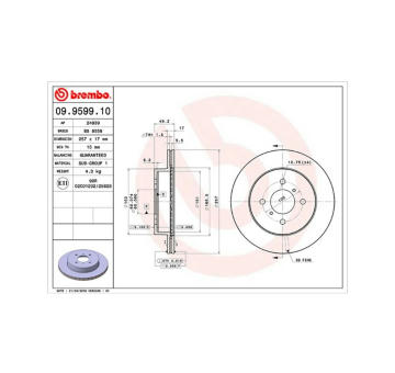 Brzdový kotouč MAGNETI MARELLI 360406046200