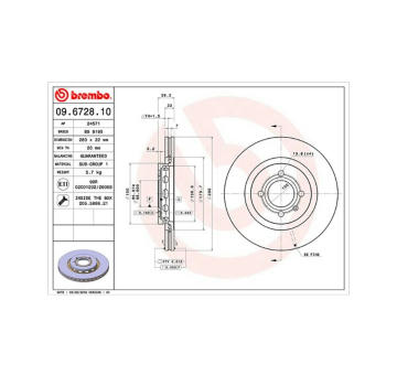 Brzdový kotouč MAGNETI MARELLI 360406048500