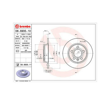 Brzdový kotouč MAGNETI MARELLI 360406049200