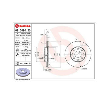 Brzdový kotouč MAGNETI MARELLI 360406052300