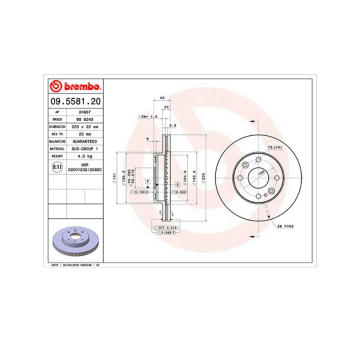 Brzdový kotouč MAGNETI MARELLI 360406052800