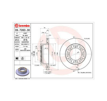Brzdový kotouč MAGNETI MARELLI 360406053900