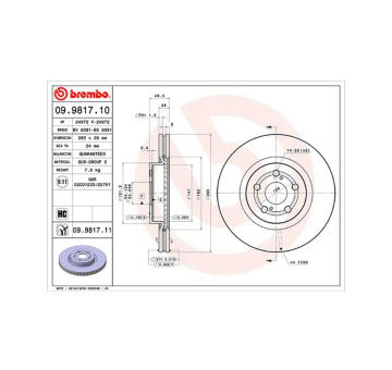 Brzdový kotouč MAGNETI MARELLI 360406058800