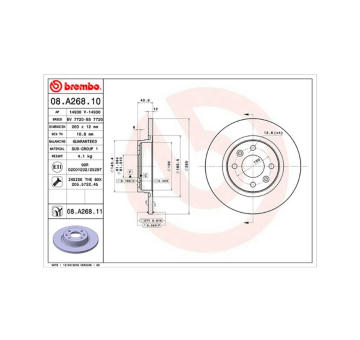Brzdový kotouč MAGNETI MARELLI 360406061300
