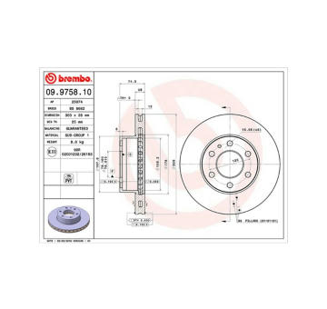 Brzdový kotouč MAGNETI MARELLI 360406074100