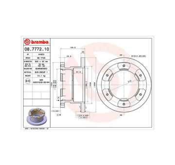 Brzdový kotouč MAGNETI MARELLI 360406106100