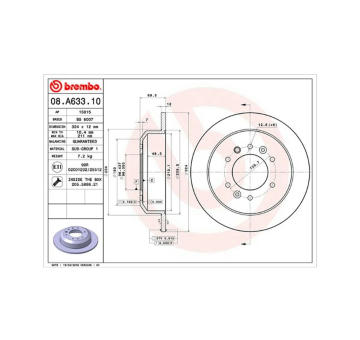 Brzdový kotouč MAGNETI MARELLI 360406116500