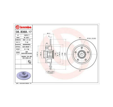 Brzdový kotouč MAGNETI MARELLI 360406119000