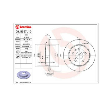 Brzdový kotouč MAGNETI MARELLI 360406120200