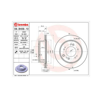 Brzdový kotouč MAGNETI MARELLI 360406120600