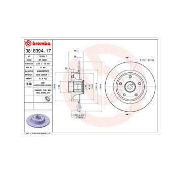 Brzdový kotouč MAGNETI MARELLI 360406123600