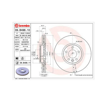 Brzdový kotouč MAGNETI MARELLI 360406125600
