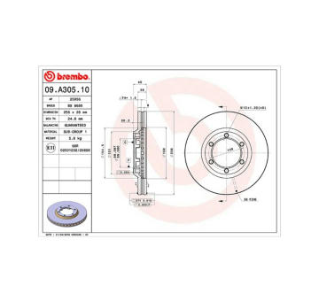 Brzdový kotouč MAGNETI MARELLI 360406126500