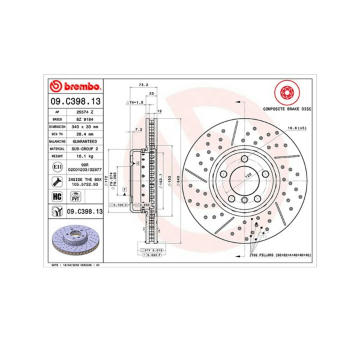 Brzdový kotouč MAGNETI MARELLI 360406130404