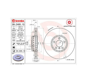 Brzdový kotouč MAGNETI MARELLI 360406130904
