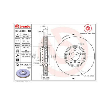 Brzdový kotouč MAGNETI MARELLI 360406131004