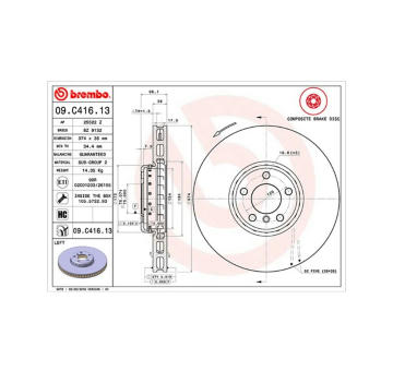 Brzdový kotouč MAGNETI MARELLI 360406131904