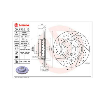 Brzdový kotouč MAGNETI MARELLI 360406132804