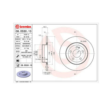 Brzdový kotouč MAGNETI MARELLI 360406133204