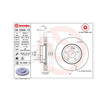 Brzdový kotouč MAGNETI MARELLI 360406133304